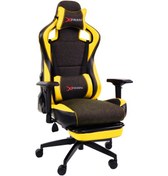 Resim Xprime Over Pro. Oyuncu Koltuğu Hybrid Kumaş Sarı 