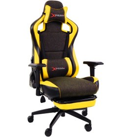 Resim Xprime Over Pro. Oyuncu Koltuğu Hybrid Kumaş Sarı 