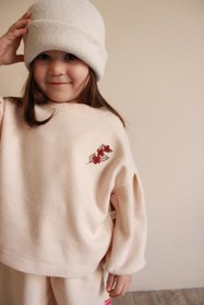 Resim Oh La La Koala For Little Ones Bej Nakışlı Kız Çocuk Kazak 