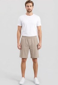 Resim TOMMY LIFE Oversize Fit Basic Ön Dikiş Detaylı Şort, T17ER-81283 