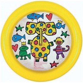 Resim 2 Bölmeli Renkli Daire Şeklinde Çocuk Havuzu 76x20 Cm Çok Renkli 