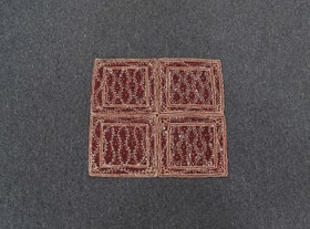 Resim Yeni El İşi Otantik İnce Kum Boncuklu Masa Sehpa Fiskos Örtüsü 5942 