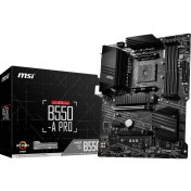Resim B550-A Pro Am4 Ddr4 Bellek 4400(OC) HDMI Dp M.2 Usb3.2 Atx Anakart 