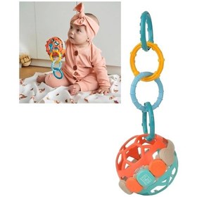 Resim Halkalı Çıngırak Top Çok Renkli 