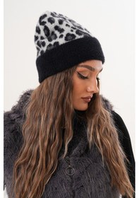 Resim Ritagarcia Premium Soft Lepar Bere Siyah-beyaz Leopar 