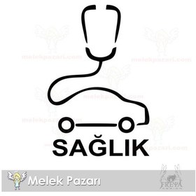 Resim Sağlık Doktor Steteskop Araba Stiicker 