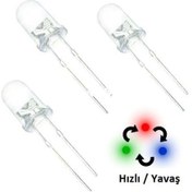 Resim Led Flaşör Slow Rgb 5Mm 2 Pin 