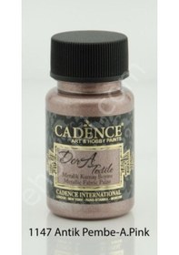 Resim 1147 Antik Pembe - Cadence Dora Metalik Kumaş Boyası 