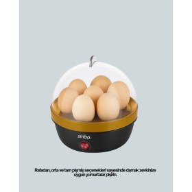Resim Zenvia Elektrikli Yumurta Pişirme Makinesi 7 Yumurta Kapasiteli 