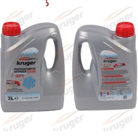 Resim KRUGER ANTIFRIZ KIRMIZI ORGANIK 3 LITRE (-56 DERECE) 