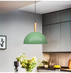 Resim Homing Nuuq Ahşap Detaylı Mint Yeşil Sarkıt 241896 Mint - Beyaz 