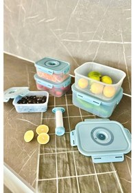 Resim Seoul Taze Ürün Saklama Kabı 5'li Set Çok Renkli 