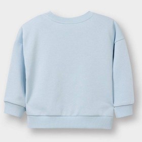 Resim Defacto Erkek Bebek Oversize Baskılı Sweatshirt D7905a526spbe177 Mavi-be177 