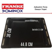 Resim Franke Uyumlu Dominox Ankastre Fırın Emaye Tepsi 44.8 X 36 - 446898296 