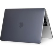 Resim Apple MACBOOK Pro 16 Inç A2141 A2142 Hardcase Kapak Kılıf - Parlak Siyah 