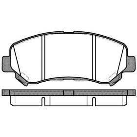 Resim MGA 55415 Fren Balatası Ön Koleos 08- / Qashqai 07-12 X-Traıl 07-13 