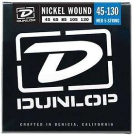 Resim Jim Dunlop Dbn45130 Medium 5 Telli Bas Gitar Tel Seti 45-130 