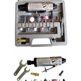 Resim 15 Parça Kutulu Havalı Kalıpçı Taşlama AT-7033K Hymaır 