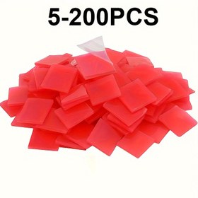 Resim 5-200 adet Kırmızı Silikon Elmas Boyama Yapışkan Mum Noktaları - 5D Nakış El Sanatları & Araçları için Yapışkan Kil Yapıştırıcısı, Güvenli Yerleştirme için İdeal 