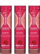 Resim Humanlife Çilek Aromalı Kayganlaştırıcı Jel 3 x 125 ML 