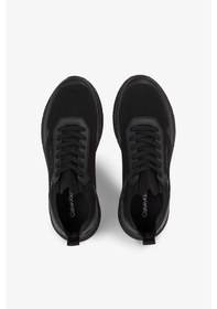 Resim Calvin Klein Erkek Ck Low Top Lace Up Sneakers - Siyah Nos Black 