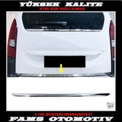 Resim Opel Combo Krom Bagaj Alt Çıtası 2018 Üzeri Paslanmaz Çelik 