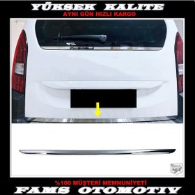 Resim Opel Combo Krom Bagaj Alt Çıtası 2018 Üzeri Paslanmaz Çelik 