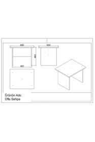 Resim Yurudesign Vario Abcdf Ofis Büro Masa Takımı 3 Renk 