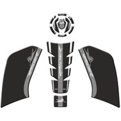 Resim Gogo Tank Pad Set 005 Siyah Gri - Tvs Raider 125 