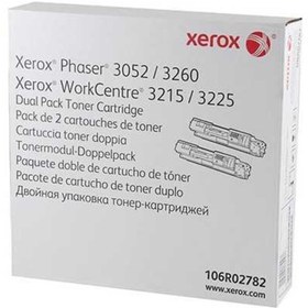Resim Genel Markalar Tonersepeti Xerox Phaser 106R02782 Toner 2li Paket 3052 3260 WC3215 3225 