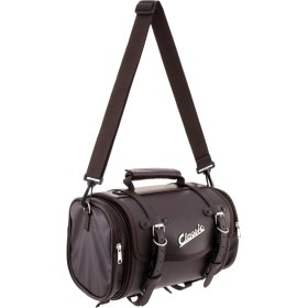 Resim Sıp Scootershop Soft Çanta Deri 10 Lt Kilitli *kahverengi* 330X190X180 mm / Sıp Classıc 