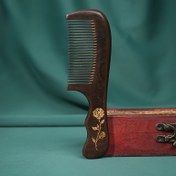 Resim Şık Sandal Kafa Tarakları, Gül Tasarımı - Doğal Bitiş, İnce Diş, Normal Saç Tipleri için Tarak ve Çözme, Saç Stil Aksesuarları 