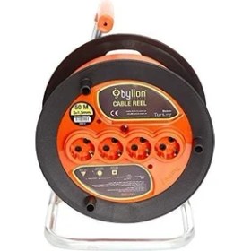 Resim Ohbe Express Makaralı Uzatma Kablosu 3 * 1.5mm² 35 Mt. Turuncu Kablo 