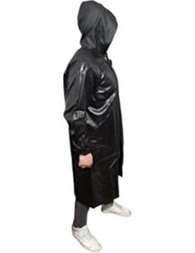 Resim Pardesü Siyah Yağmurluk 4832 Şeffaf 