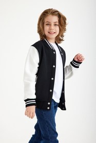 Resim CERENCE AKÇA OKULCUNUZ Çocuk Unisex Bomber Kolej Ceket 