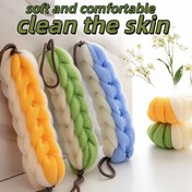 Resim Ekstra Büyük Ekstra Kalın Banyo & Sırt Fırçası - Ultra-Yumuşak Peeling Lufa ile Dayanıklı İp Saplı, Nazik Temizlik ve Kaslar için Çok Renkli Seçenekler, Dayanıklı Banyo & Duş Süngerleri 