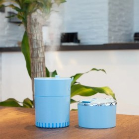 Resim Lattice Ortam Nemlendirme ve Dezenfektan Buhar Makinesi (Mavi) USB 