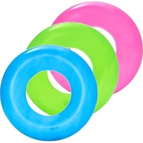 Resim 36022 Şeffaf Simit 51cm - Mavi Turuncu 