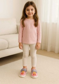 Resim gigigiyim Prenses Bebek Baskılı Kız Çocuk Panduf 