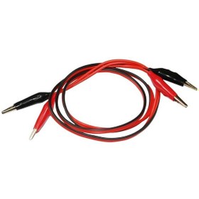 Resim Krokodil Kablosu 1 Metre Kırmızı-Siyah 