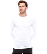 Resim Raru Ignıs - Erkek Beyaz Spor Uzun Kollu T-Shirt- Rukp102-001 