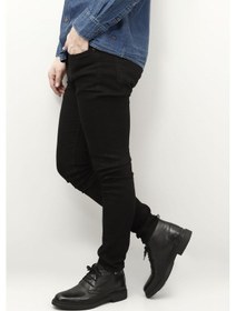 Resim Gönderi R Erkek Siyah Bağcıklı Hakiki Deri Klasik Bot 