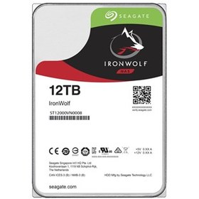 Resim Seagate 12Tb Ironwolf St12000Vn0008 3.5" Nas Dsk 7200 Rpm Sata 6.0 Gb-S 256Mb Cache Harddisk 