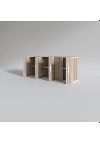 Resim Kenzlife hazır mutfak nonus crd 060*150*32 mutfak banyo dolabı kapaklı raflı 