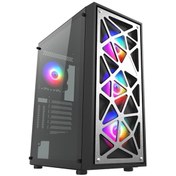 Resim Vento VG12A 650W 80+ 4x120mm Rgb Fan Temperli Cam Usb 3.0 Mesh Midi Tower Bilgisayar Kasası 