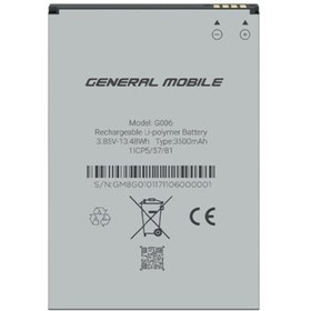 Resim Genos General Mobile Gm8 Go Orjinal Kalite Batarya - G006 - 3500 Mah 