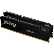 Resim FURY Beast 32GB DDR5 6000MHz CL40 Performans Rami Kit (2x16GB) Kingston