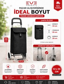 Resim Dayanıklı, Su Geçirmez, Geniş Hacimli pazar arabası çantası 