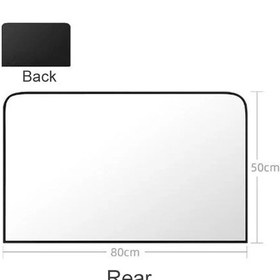 Resim 1 Çift Güçlü Manyetik Güneşlik Güneşlik Çift Taraflı Manyetik Araba Perdesi Opak Araba Güneş Gölge Yaz Güneş Koruma Lavanta 