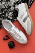 Resim Bambi Beyaz Gri Kadın Sneaker K01179457309 